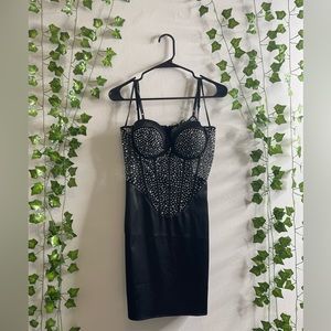 NWOT Black Mini Dress